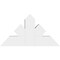 Ekena Millwork Richland Architectural Grade PVC Gable Bracket, 36"W x 19 1/2"H x 6"D x 6"F, 13/12 Pitch GBP036X20X0606RIC00 - alternate 4